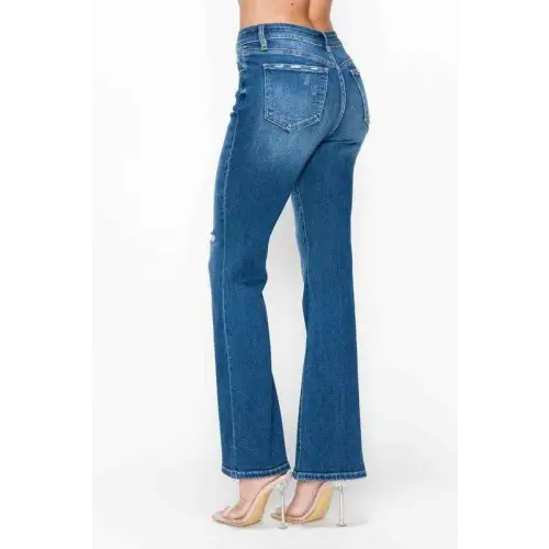 High Rise Pocket Bootcut Jeans