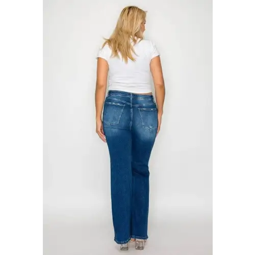 High Rise Pocket Bootcut Jeans