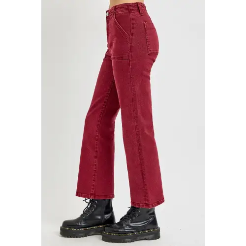 Patch Pockets Jeans