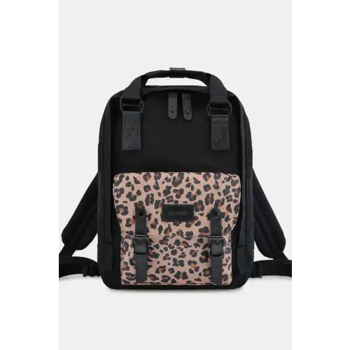 Stylish Adventure Backpack Black Leo One Size