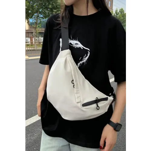 Stylish Large Nylon Sling Bag