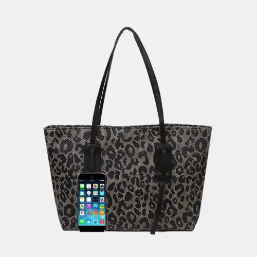 Stylish Leather Leopard Tote Bag for Fashion-Forward Shoppers