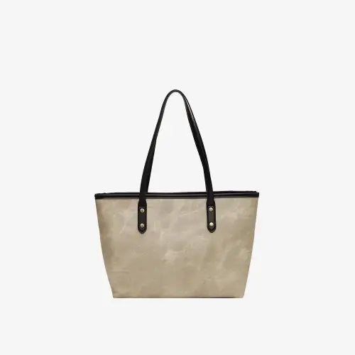 Stylish Luxury Leather Tote Bags for Every Occasion Khaki One Size