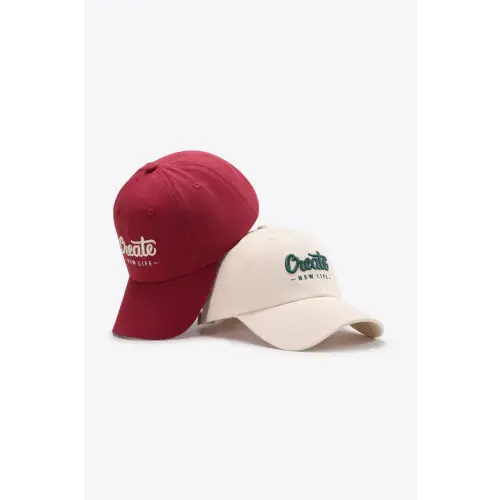 Maroon Cotton Baseball Cap Original