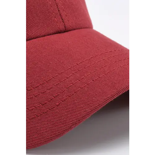 Maroon Cotton Baseball Cap Original