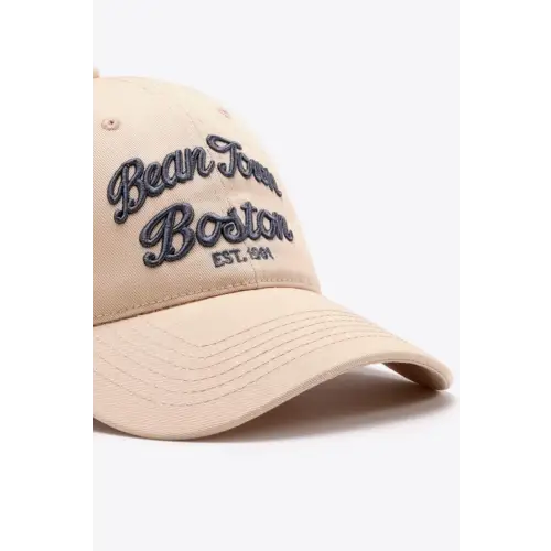 Maroon Embroidered Graphic Baseball Cap