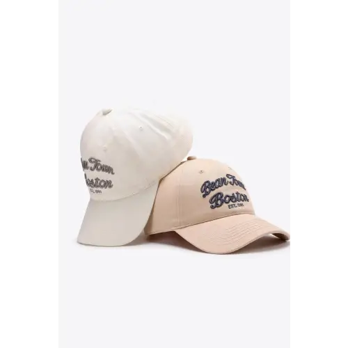 Maroon Embroidered Graphic Baseball Cap