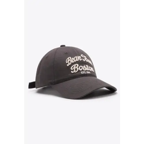 Maroon Embroidered Graphic Baseball Cap