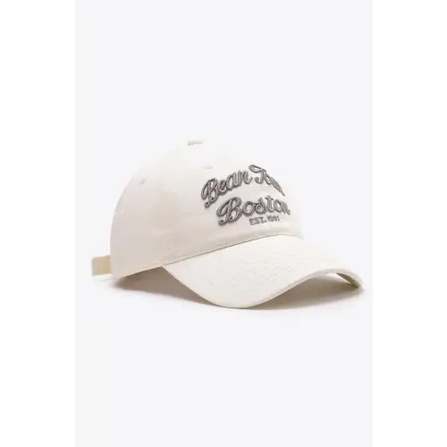 Maroon Embroidered Graphic Baseball Cap