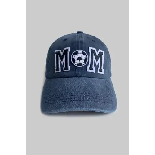 Mom Baseball Cap Dusty Blue One Size