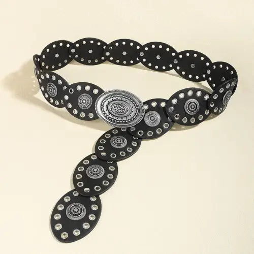 Oval Leather Belt