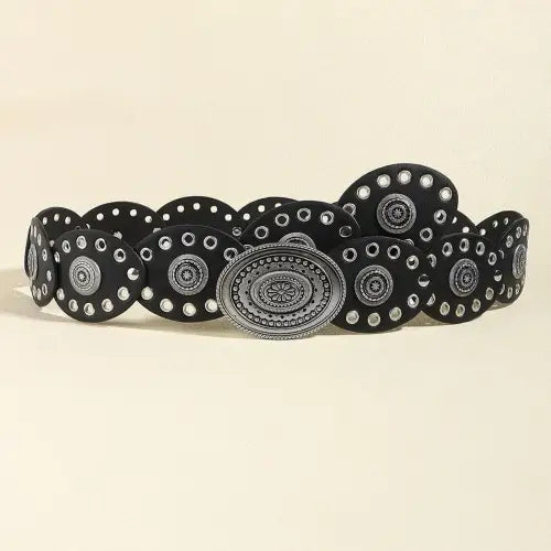Oval Leather Belt
