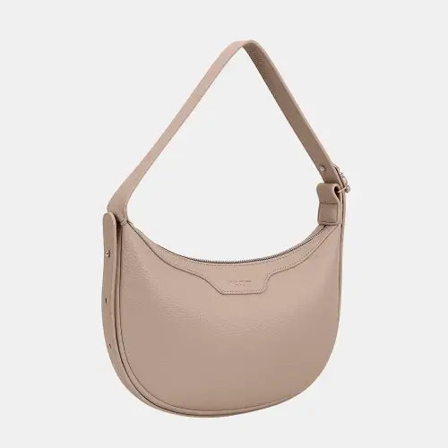 Pink Leather Crossbody Bag