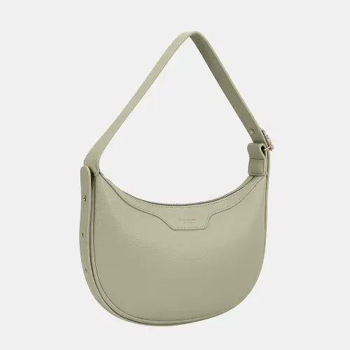 Pink Leather Crossbody Bag