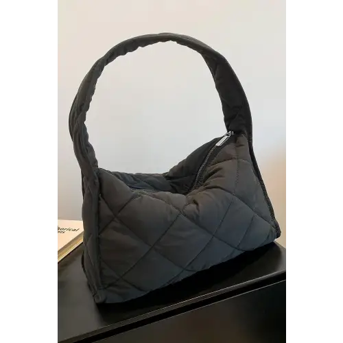 Stylish Pink Nylon Shoulder Bag