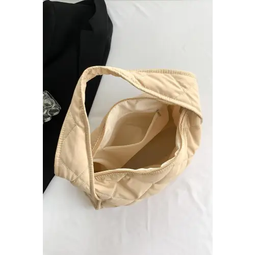 Stylish Pink Nylon Shoulder Bag