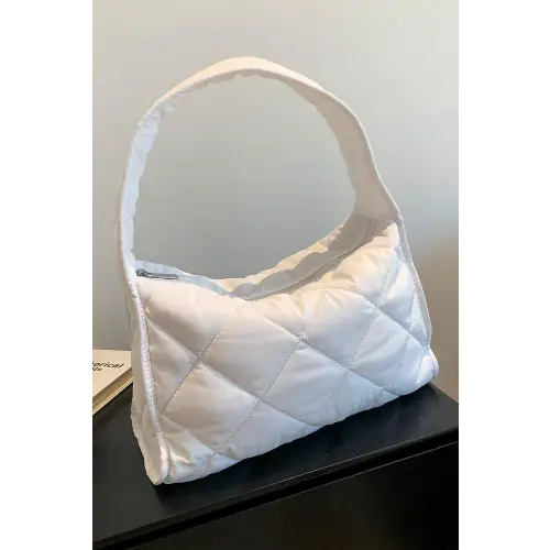 Stylish Pink Nylon Shoulder Bag