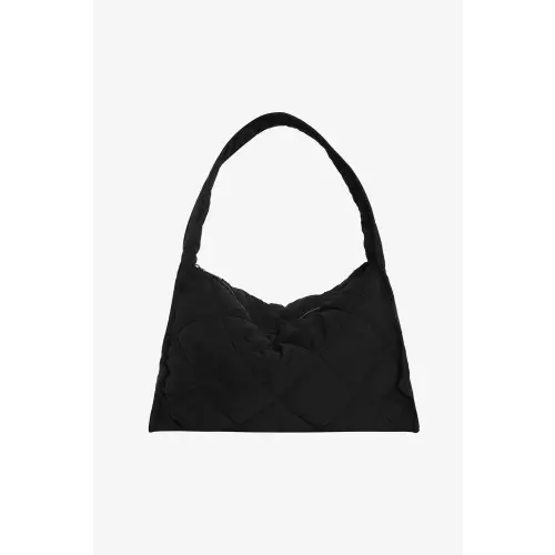 Stylish Pink Nylon Shoulder Bag