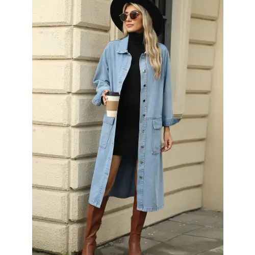 Pocketed Denim Jacket