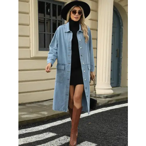 Pocketed Denim Jacket