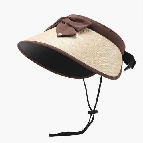 Polyester Sun Hat Elegant Bow Accent