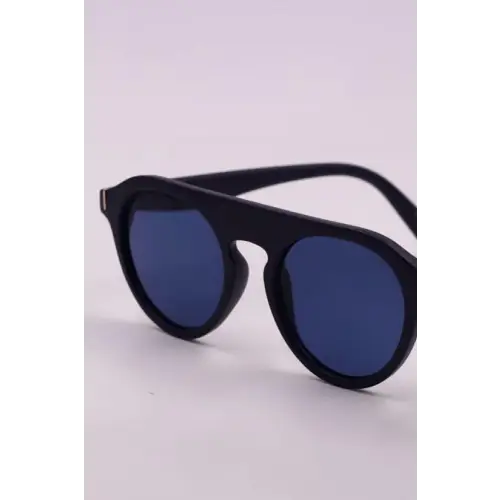Stylish Round Polycarbonate Rim Sunglasses
