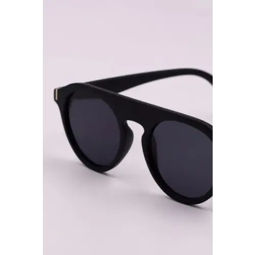 Stylish Round Polycarbonate Rim Sunglasses