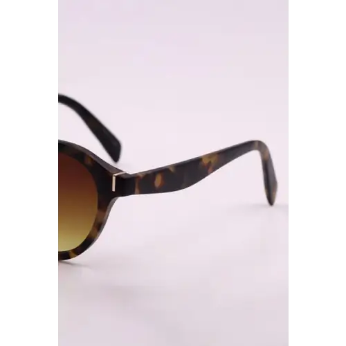 Stylish Round Polycarbonate Rim Sunglasses