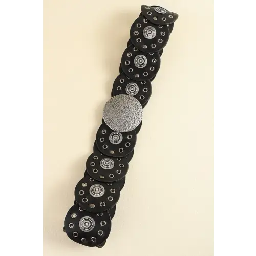 Round Leather Belt