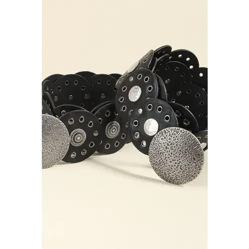 Round Leather Belt