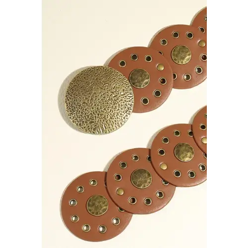 Round Leather Belt