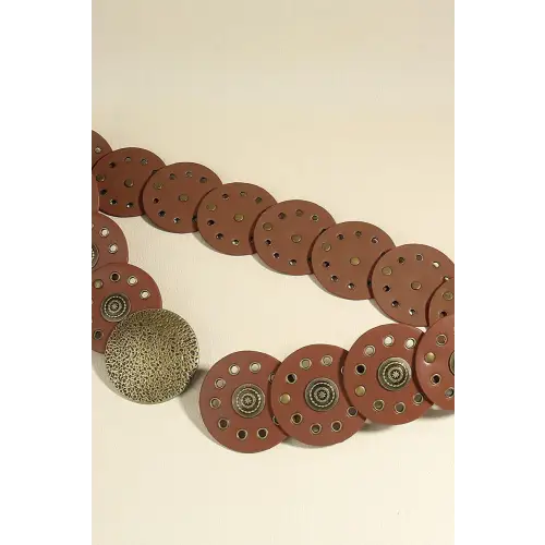 Round Leather Belt