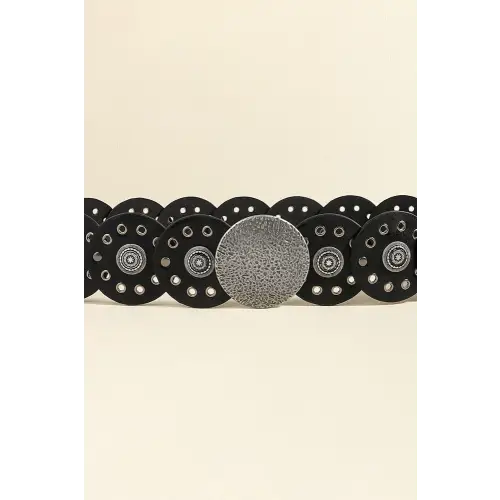Round Leather Belt
