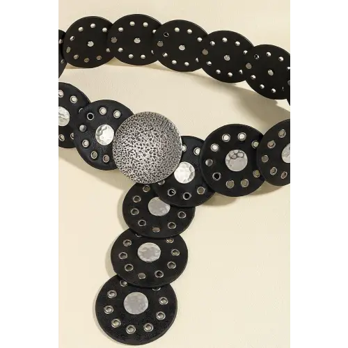 Round Leather Belt