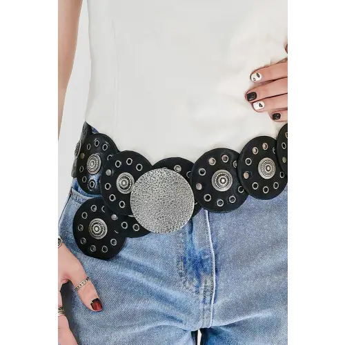 Round Leather Belt