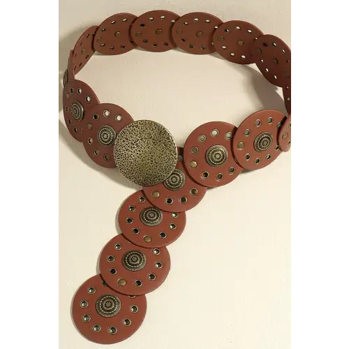 Round Leather Belt