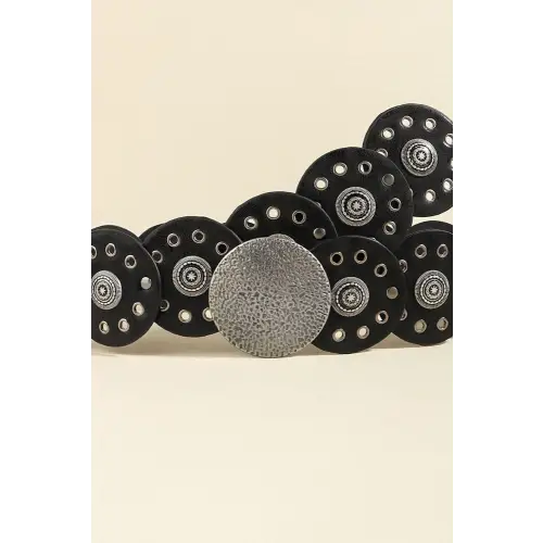 Round Leather Belt