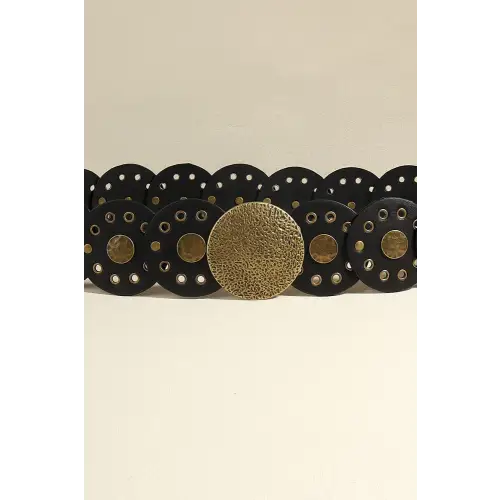 Round Leather Belt