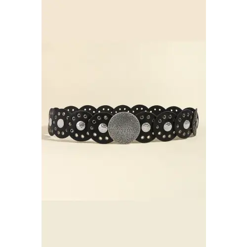 Round Leather Belt