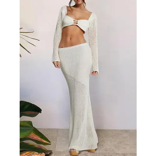 Stylish Tied Set Beige