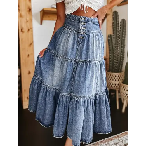 Denim Skirt Medium