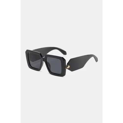 Stylish Tortoise Square Sunglasses with Durable Polycarbonate Frame