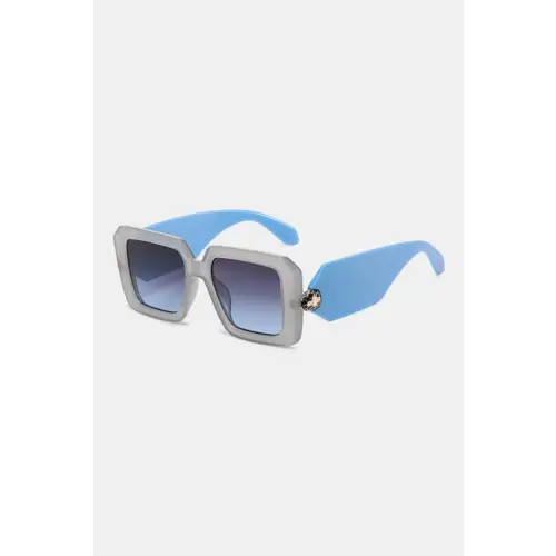Stylish Tortoise Square Sunglasses with Durable Polycarbonate Frame