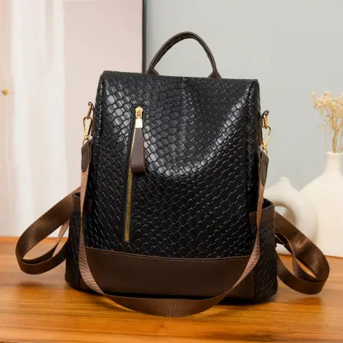 Stylish and Authentic Leather Backpack Bag