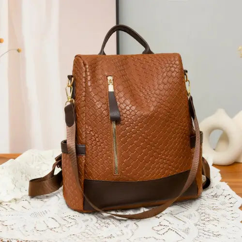 Stylish and Authentic Leather Backpack Bag