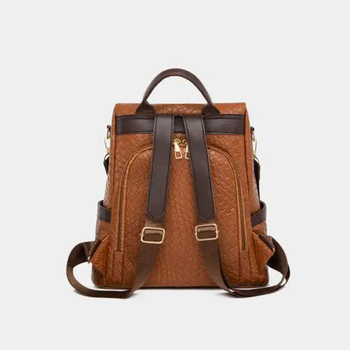 Stylish and Authentic Leather Backpack Bag