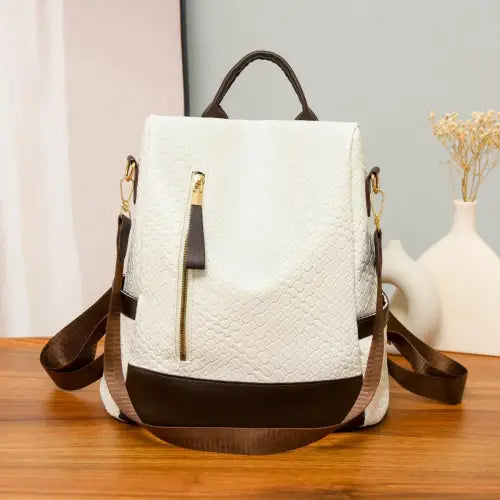 Stylish and Authentic Leather Backpack Bag