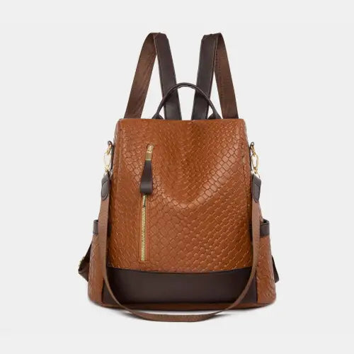 Stylish and Authentic Leather Backpack Bag