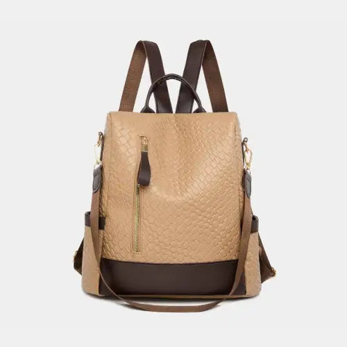 Stylish and Authentic Leather Backpack Bag