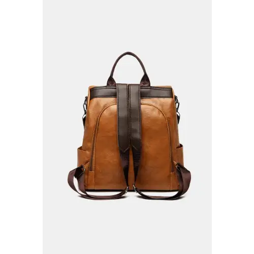 Stylish Leather Backpack